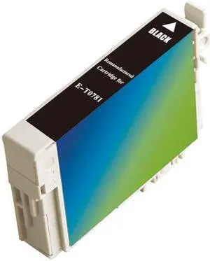 Green Project E-T0781 Remanufactured Black Ink Cartridge Replacement for Epson T078120