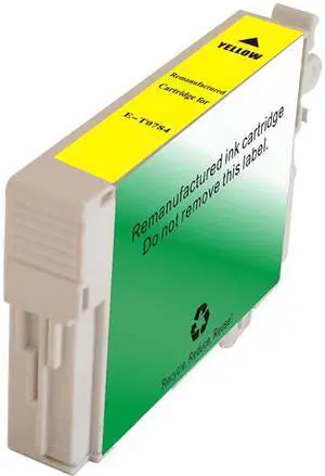 Green Project E-T0784 Remanufactured Yellow Ink Cartridge Replacement for Epson T078420