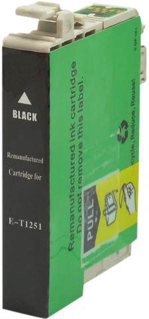 Green Project E-T1251 Remanufactured Black Ink Cartridge Replacement for Epson T125120