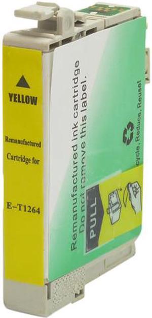 Green Project E-T1264 Remanufactured Yellow Ink Cartridge Replacement for Epson T126420