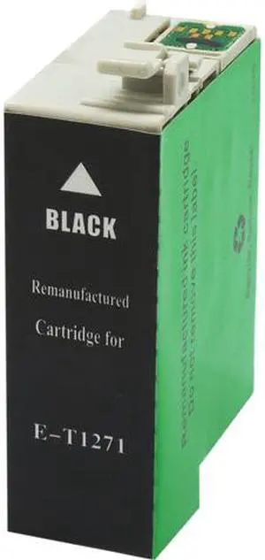 Green Project E-T1271 Black Ink Cartridge