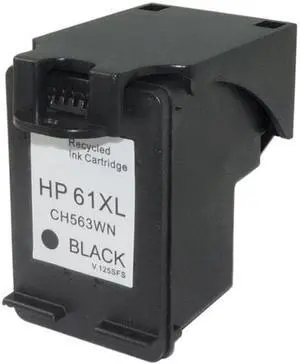 Green Project Inc. Compatible Black High Yield Ink Cartridge (Alternative for HP 61XL/CH563WN)