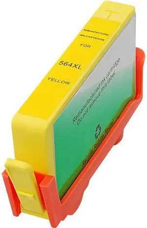 Green Project Remanufactured Yellow High Yield Ink Cartridge Replacement for HP 564XL CB325WN