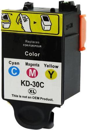 Green Project K-30XLC Remanufactured Cyan Ink Cartridge Replacement for Kodak 30XLC