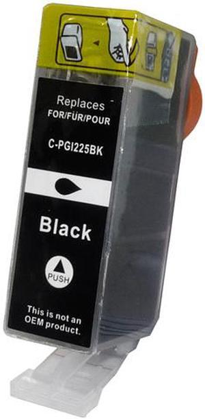 Green Project C-PGI225BK Remanufactured Black Ink Cartridge Replacement for Canon PGI225BK