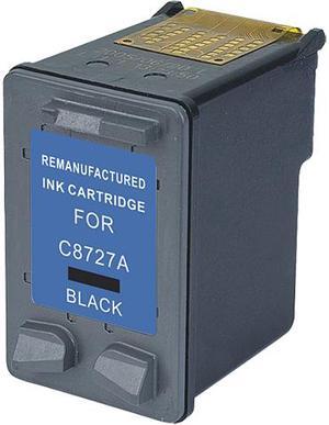 Green Project Remanufactured Black Ink Cartridge Replacement for HP 27 C8727AN