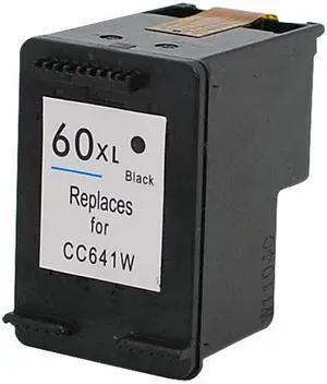 Green Project Inc. Compatible Black High Yield Ink Cartridge (Alternative for HP 60XL/CC641WN)
