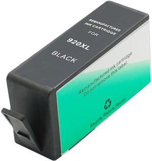 Green Project Remanufactured Black High Yield Ink Cartridge Replacement for HP 920XL CD971AN