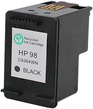 Green Project Remanufactured Black Ink Cartridge Replacement for HP 98 C9364WN