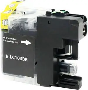 Green Project B-LC103BK Remanufactured Black Ink Cartridge Replacement for Brother LC103BK