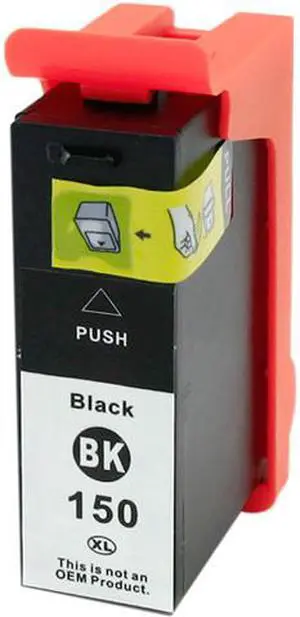 Green Project L-14N1636(150XLBK) Remanufactured Black Ink Cartridge Replacement for Lexmark 14N1636(150XLBK)