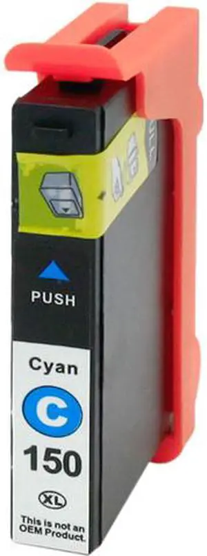Green Project L-14N1642(150XLC) Remanufactured Cyan Ink Cartridge Replacement for Lexmark 14N1642(150XLC)