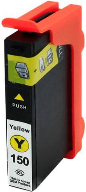 Green Project L-14N1650(150XLY) Remanufactured Yellow Ink Cartridge Replacement for Lexmark 14N1650(150XLY)