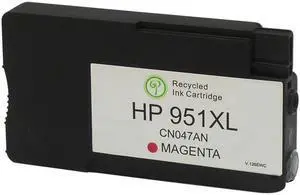 Green Project Remanufactured Magenta High Yield Ink Cartridge Replacement for HP 951XL CN047AN