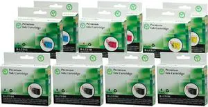 Green Project B-LC51(10)PK Black and Colors Compatible Brother LC51 Ink Cartridge 10 Pack