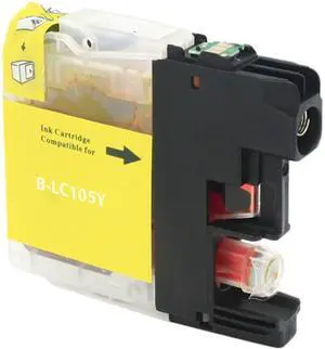 Green Project B-LC105Y Yellow Ink Cartridge Compatible for Brother LC 105