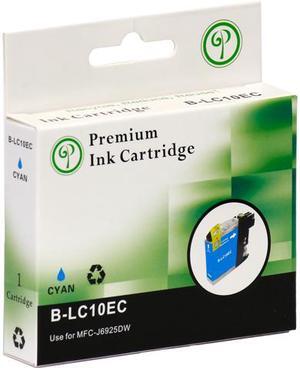 Green Project B-LC10EC Cyan Ink Cartridge Compatible for Brother LC 10E