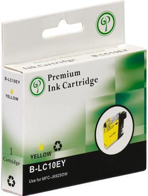 Green Project B-LC10EY Yellow Ink Cartridge Compatible for Brother LC 10E