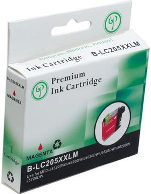 Green Project B-LC205XXLM Magenta Ink Cartridge Compatible for Brother LC 205 XL
