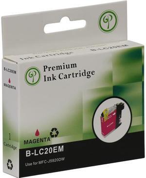 Green Project B-LC20EM Magenta Ink Cartridge Compatible for Brother LC 20E