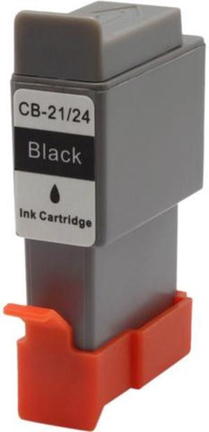 Green Project C-BCI24BKR Black Ink Cartridge Compatible for Inkjet Canon BCI 24