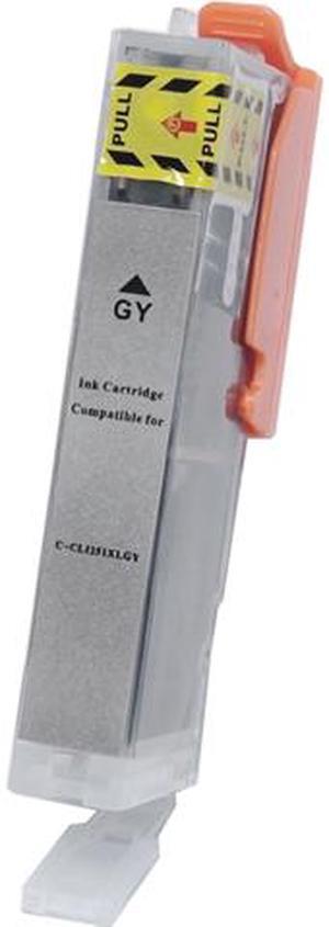 Green Project C-CLI251XLGY Gray Ink Cartridge Compatible for Canon PIXMA iP7220 / iP7250 / MG5420 / MG5450 / MG6320 / MG6350 / MX722 / MX922