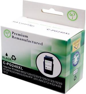 Green Project C-PG240XL Black High Yield Ink Cartridge Compatible for Canon PG 240