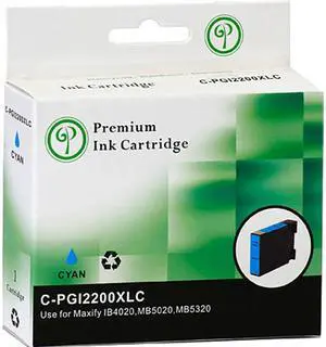 Green Project C-PGI2200XLC Cyan Ink Cartridge Compatible for Canon PGI 2200