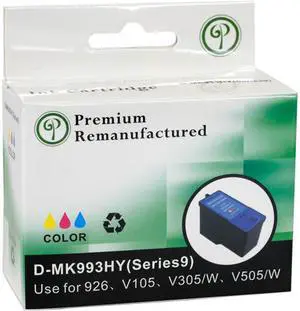 Green Project D-MK993HY Color Ink Cartridge Compatible for Dell MK993HY Color