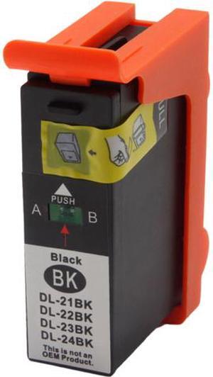 Green Project D-U313R Black Ink Cartridge Compatible for Inkjet Dell U313 Black