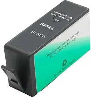 Green Project Inc. Compatible Black High Yield Ink Cartridge (Alternative for HP 920XL/CD975AN)