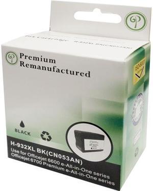 Green Project Inc. Compatible Black High Yield Ink Cartridge (Alternative for HP 932XL/CN053AN)