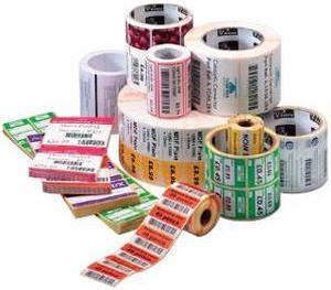Zebra LD-R2AL5B Label Paper 2" Width x 1.25" Length - 36 / Roll - 280/Roll - 0.75" Core - Paper, Acrylic - Direct Thermal - White