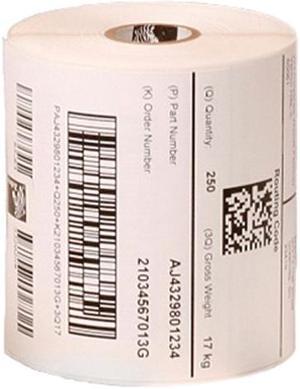 Zebra 10005851 4" x 2" Z-Perform 2000T Labels - 1 Case (6 Rolls)