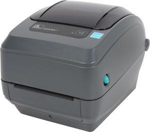 Zebra GX430t 4" Performance Desktop Thermal Transfer Label Printer, 300 dpi, USB, Serial, Ethernet, EPL2, ZPLII – GX43-102410-000