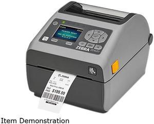 Zebra ZD620d Direct Thermal Printer, 4", LCD, 203dpi, US Cord, USB, USB Host, Serial, Ethernet, 802.11ac, Bluetooth, EZPL - ZD62142-D01L01EZ