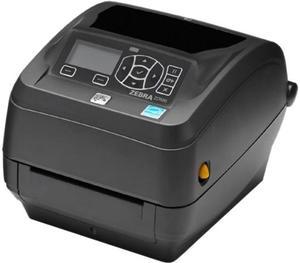 Zebra 4" Desktop Thermal Transfer Label Printer, 300 dpi, USB, Serial, Centronics Parallel, Ethernet, Cutter - ZD50043-T21200FZ