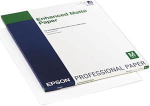 Epson America S041908 Ultra Premium Matte Presentation Paper, 17 x 22, White, 50/Pack