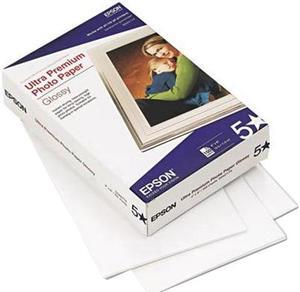 Epson S042174 Ultra Premium Photo Paper 4" x 6" - Glossy - 96 Brightness - Bright White