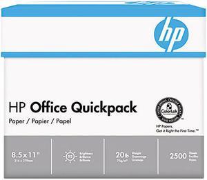HP 112103 Office Paper, 92 Brightness, White, 2500 Sheets / Carton