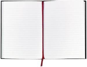 Black n' Red E66857 Casebound Notebook, Ruled, 8-1/2 x 5-7/8, White, 96 Sheets/Pad