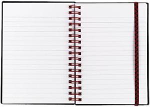 Black n' Red F67010 Poly Twinwire Notebook, Ruled, 5-7/8 x 4-1/8, White, 70 Sheets/Pad