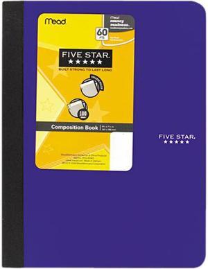 Mead 09120 Composition Book, College Rule, 9-3/4 x 7-1/2, 1 Subject 100 Sheets, Assorted