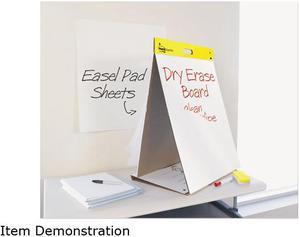 Post-it Easel Pads 563-DE Dry Erase Tabletop Easel Pad, 20 x 23, White, 20 Sheets/Pad