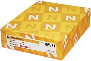 Neenah Paper 06571 Classic Laid Stationery Writing Paper, 24-lb., 8-1/2 x 11, Solar White, 500/Ream