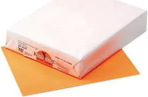 Pacon 102218 Kaleidoscope Multipurpose Colored Paper, 24lb, 8-1/2 x 11, Orange, 500/Ream