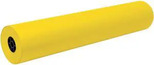 Pacon 101201 Decorol Flame Retardant Art Rolls, 76 lbs., 36" x 1000 ft, Sunrise Yellow