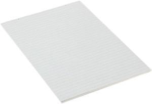 Pacon 3052 Primary Chart Pad, 1in Short Rule, 24 x 36, White, 100 Sheets/Pad