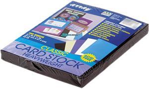 Pacon 101187 Array Card Stock, 65 lbs., Letter, Black, 100 Sheets/Pack