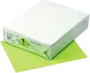 Pacon 102053 Kaleidoscope Multipurpose Colored Paper, 24lb, 8-1/2 x 11, Lime, 500 Sheets/Ream